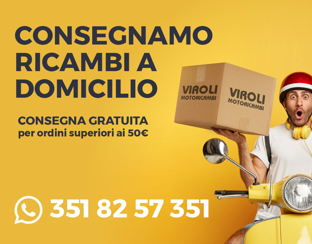 Consegna domicilio Viroli motoricambi virolimotoricambi moto ricambi mobile